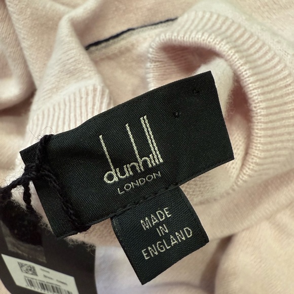 Dunhill Light Pink 100% Cashmere Sweater - Picture 4 of 5